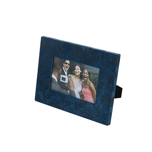 Custom colorful square velvet picture photo frame