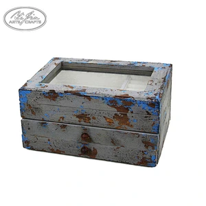 Vintage stylish mini customized wooden tissue box