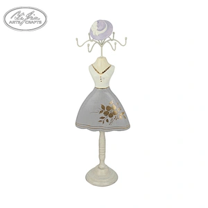Home decorate ring necklace holder jewelry doll stand