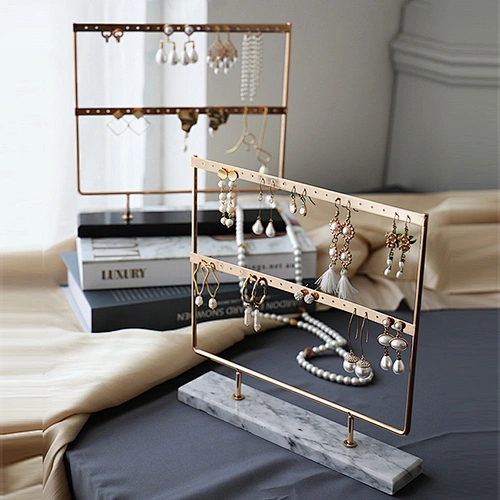 Earrings shelf display stand shop household desktop large capacity earring t stand