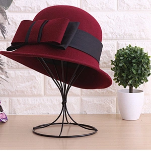 Metal Wig Holder Storage Display Stand, Hat Rack, Top Hat Display Stand