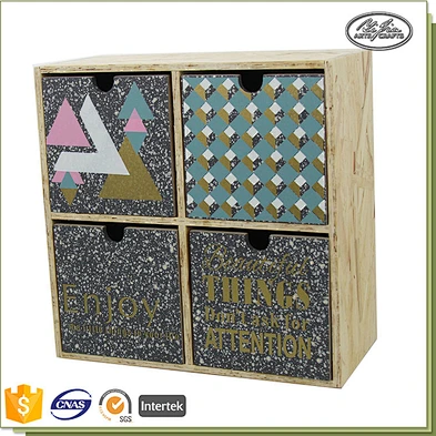 Nature style wooden custom logo print box