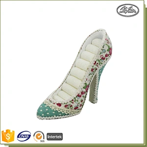 Custom High-heel Shoe Jewelry Ring Display Stand Holder