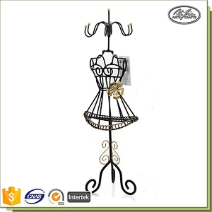 Wholesale Customized Metal Handmade Wire Mini Mannequin Jewelry Holder