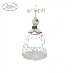 Metal doll mannequin dress jewelry display stands