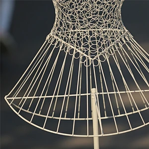 Shop Window Decorative Metal White Display Mannequin