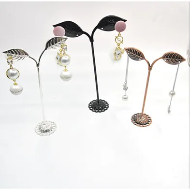 Wholesale modern metal jewelry earrings holder display stand