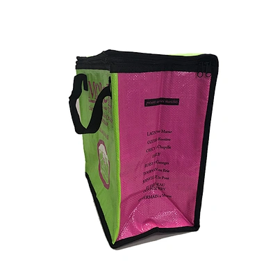 Custom print beer cooler tote bag aluminium insulated cooler bag