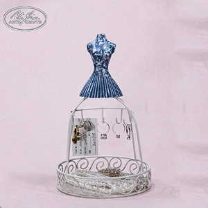 Custom  acrylic mannequin display dress earrings doll jewelry stand