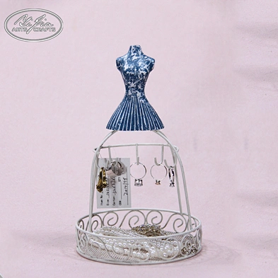 Custom  acrylic mannequin display dress earrings doll jewelry stand