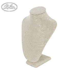 Table Top MDF Foam Paper Twine Necklace Jewelry Display Jewellery Mannequin