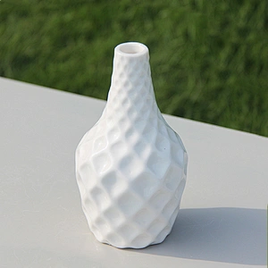 Sell well new type 8.5*8.5*15CM white ceramic vase modern ceramic flower vase vase decor
