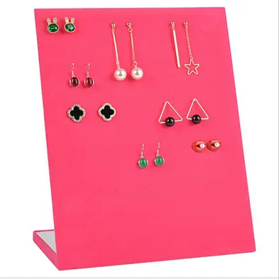 Jewelry frame gold and silver jewelry jade display props necklace rack earrings earrings pendant storage board display rack
