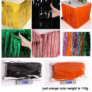 Colorful Hawaiian Party Laser Table Skirt Birthday Beach Party Supplies Home Decor Table Skirts