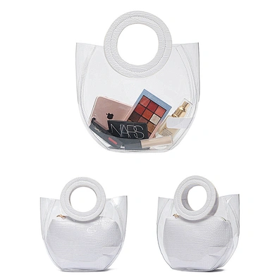 Women PVC Clear  Fashion Transparent  Ladies HandBags Messenger Casual Shopping Small Handbags