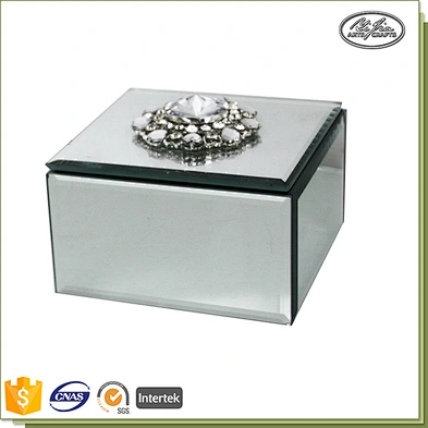 Wholesale custom small glass jewelry box