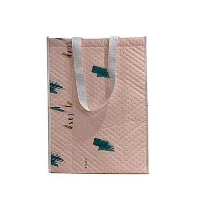 Promotional Custom LOGO Foldable Shopping Non Woven Laminated Tote Bag