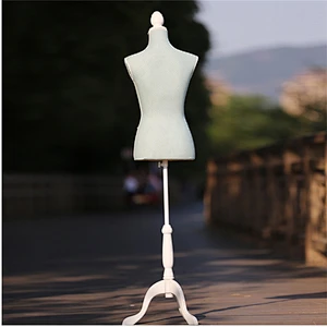Adjustable half size decorative tailors sewing mannequin
