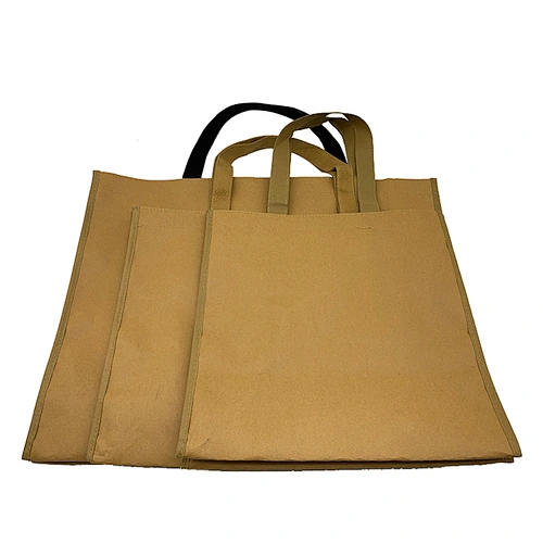 Custom style eco-firednly recyclable shopping brown kraft paper bag