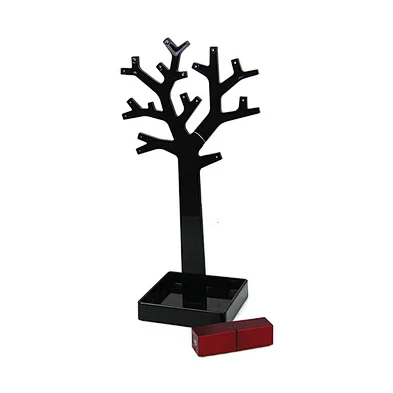 Exquisite craftsmanship rotating resin jewelry display tree