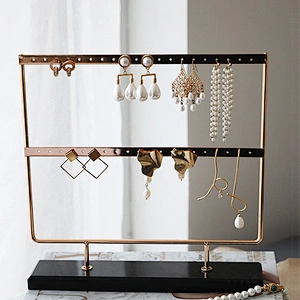Earrings shelf display stand shop household desktop large capacity earring t stand