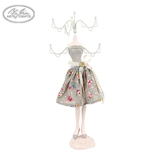 Customized fashion cute decoration jewelry doll stand, jewelry holder earring