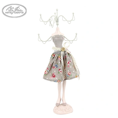 Customized fashion cute decoration jewelry doll stand, jewelry holder earring