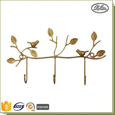 Decorative Single Cute Design iron decorative decorative wall hangers