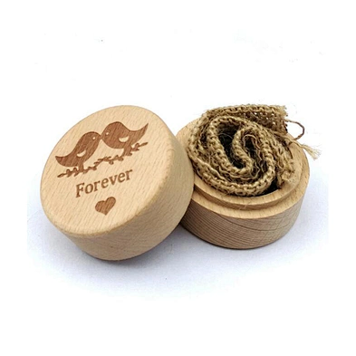 Custom Handmade Wood Wedding Ring Box Personalized Rustic Wedding Ring Holder Engraved Wooden Ring Boxes