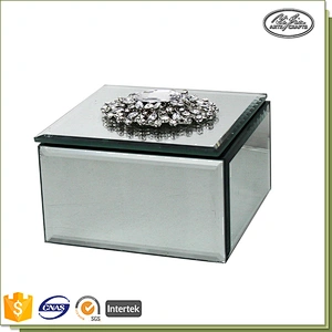 Wholesale custom small glass jewelry box