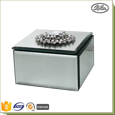 Wholesale custom small glass jewelry box