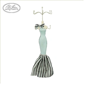 Decoration mini lady shaped ring necklace jewellery stand display