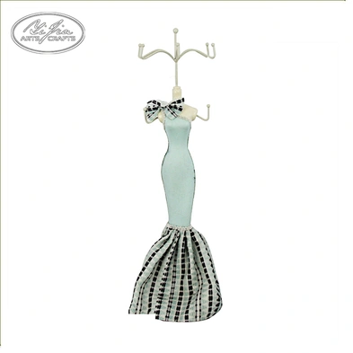 Decoration mini lady shaped ring necklace jewellery stand display
