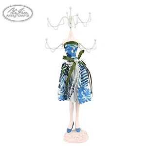 Customized fashion cute decoration jewelry doll stand, jewelry holder earring