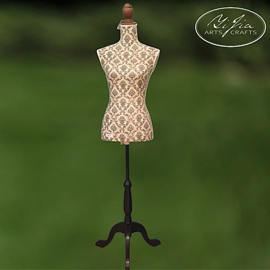 Paper Mache Twine Wardrobe Jewelry Accessory Display Mannequin