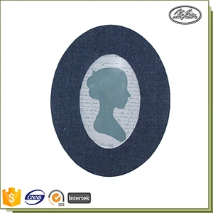Cheap customized lovely oval shape photo picture frame/picture photo frame