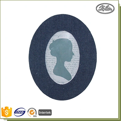 Cheap customized lovely oval shape photo picture frame/picture photo frame