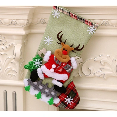 Wholesale Custom Logo Christmas Decoration Bulk Christmas Stockings