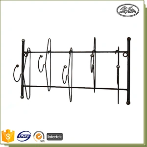 Decorative Single Cute Design iron decorative decorative wall hangers
