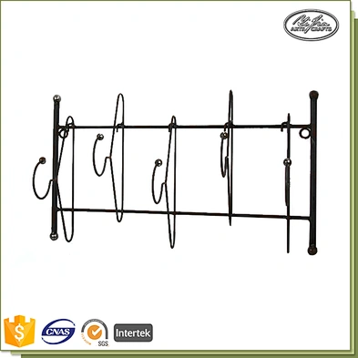 Decorative Single Cute Design iron decorative decorative wall hangers