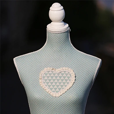 Adjustable half size decorative tailors sewing mannequin