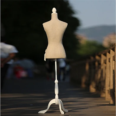 Vintage fabric covered fiberglass/foam custom made mannequins