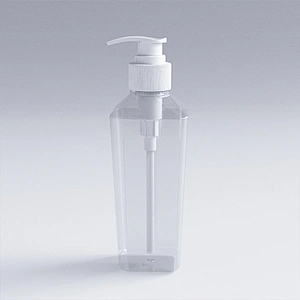 150 200 250ml Square Lotion Bottle Cosmetic Container Plastic Pump Dispenser Bottles