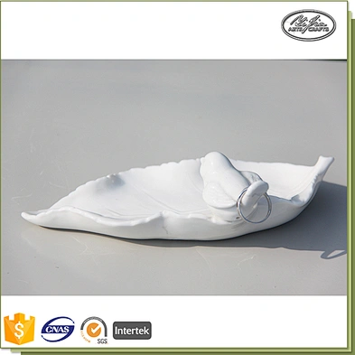OEM&ODM services ceramic decoration jewelry tray