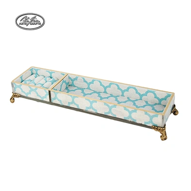 Custom display mdf fabric covered storage jewelry display tray