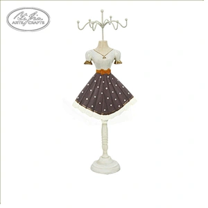 Colorful mannequin doll necklace display jewelry stand doll display