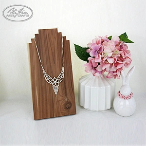 Vintage style custom made wooden bust necklace display