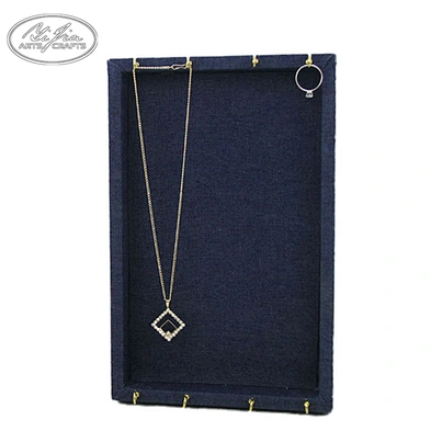 Customized round metal jewelry display tray
