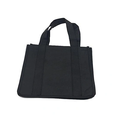 Custom non woven wine bottle bag 100% recycled fabric picnic wine bag for holding 6 bottles