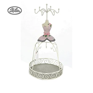 Metal mannequin jewelry holder, jewelry doll display stand